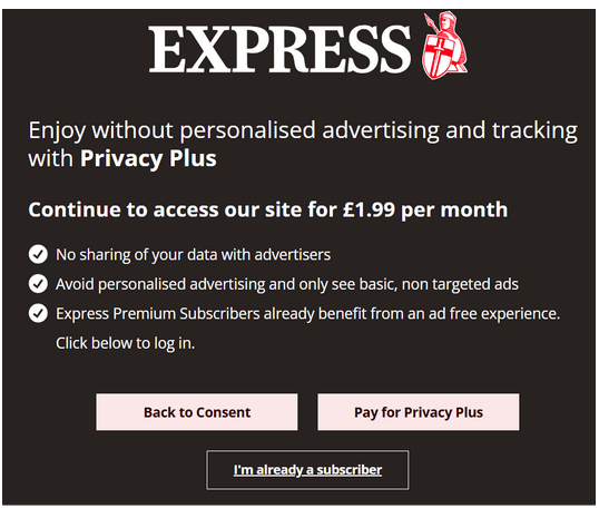 Express&rsquo;s last &lsquo;consent&rsquo; reminder