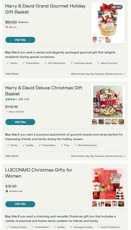 Search results product cards *mobile
